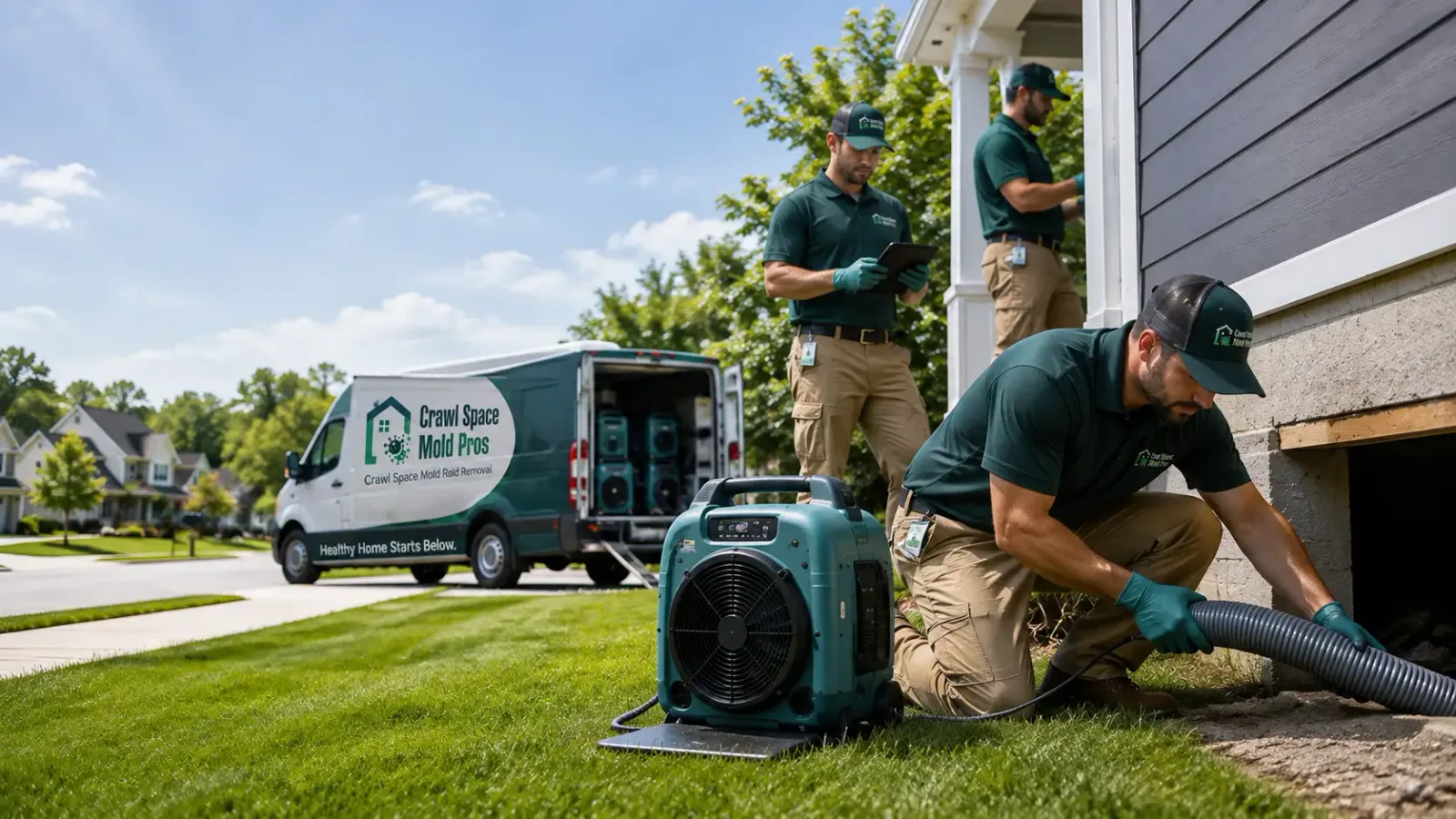 Crawl Space Mold Removal in Casco, WI